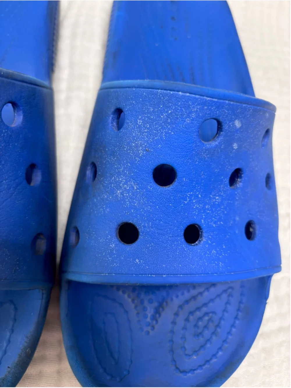 Men’s Crocs Blue Clog Slides Size 9